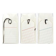 원고지 태그 메세지 카드 봉투 세트 3종_ 202756545EA, 원고지 레드