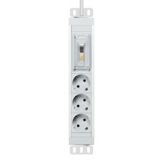 4000W 고용량 알루미늄 3구 멀티탭 누전차단 서버탭, ELCB350MSWT 메탈실버, 1개, 5m ELCB350MSWT 메탈실버, 1개, 5m