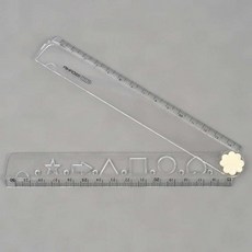 포켓 휴대 폴딩 눈금자 30cm 간편 보관 학생 작업 길이재기 직선긋기, 1개, 기본