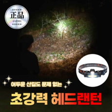 라쿤스 초강력 듀얼 LED 헤드렌턴 라이트, 블랙, 1개