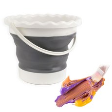 실리콘 붓꽂이 수채화 물감통-13900EA