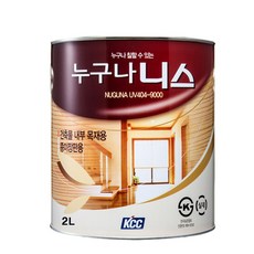KCC페인트 누구나니스 유광, 투명, 2L, 1개
