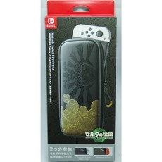 Nintendo Switch 薩爾達傳說 王國之淚 OLED 主機收納包 (含螢幕保護貼), 1個