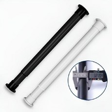 타이탄 32mm 강력스프링 압축봉 커튼봉 7가지 사이즈 460cm까지 TS879, 블랙