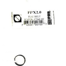 테이프 플레이어용 드라이브 벨트 교체용 평평한 고무 FRX2.0 PRBEVG I.C. 2인치 X CS .19인치 벽 .032인치 1개, 테이프 플레이어용 드라이브 벨트 교체용 평평한 고무 F