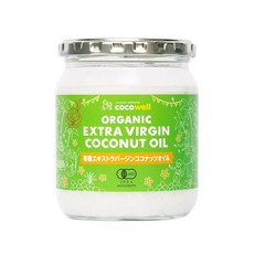 cocowell (코코웰) 유기농 엑스트라 버진 코코넛 오일 360g 유기 JAS 저온 엑스펠러 제조법