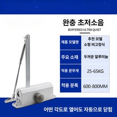 도어클로저 자동문닫힘 방화문 도어체크 현관문 자동닫힘 설치용, 엔지니어링 모델 소형, 1개