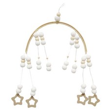 shangren 창 아기 방 유모차를 위한 목제 아기 이동할 수 있는 거는 감각 부속품, 30x50cm, 활기 없는, 여러 가지 빛깔의, 1개