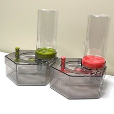 클린 브러쉬 투명 자동세척 물감통 bab+8556hd, 핑크