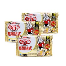 日本小林製藥小白兔暖暖包-貼式30入-台灣公司貨-日本製/日本原裝進口, 3套