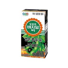 달콤한 베지밀 비 검은콩 두유 190mlx48팩, 190ml, 48개