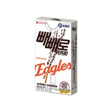 KBO X 화이트쿠키 빼빼로 한화 이글스, 37g, 15개
