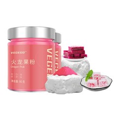 동결건조 레드 용과 가루, 8개, 80g