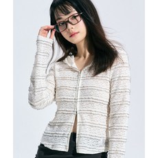 ZEROPLANET 제로플래닛 카테리나 레이스 집업 IVORY 734005