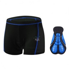 자전거 쿠션 팬츠 L 블루 전립선 헬스 무통증