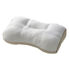 西川Nishikawa自遊自材備長炭舒眠枕，透氣軟管枕，日本品牌機能枕，除臭抑菌，高彈支撐，可水洗, 白色, 2個