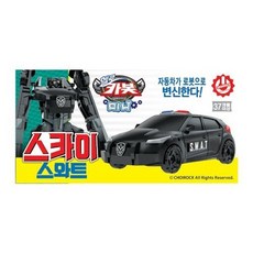 헬로카봇 미니 스카이스와트 로봇 자동차 장난감 cha*896BS, 1개