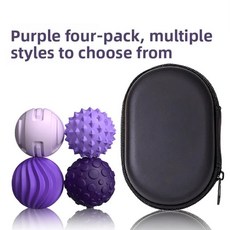 자석 실리콘 스트레스 해소 손가락 피젯 감각 공 미니어처 모델 장식, 1. purple 4PCS, 1개