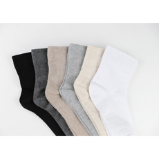 [국내생산] 여성 남성 기능성 무압박 무지 양말 (10결레), 남성용, 오트밀