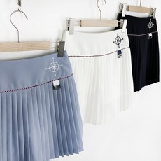 투솜 여름골프스커트 여자골프치마바지 여성골프스커트 나침자수 주름스커트 여자골프치마 바지 빅사이즈 플리츠