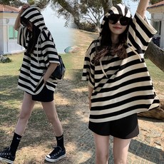 디한스 임산부 후드 반팔반바지 캐주얼 상하세트