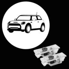 미니 쿠퍼/컨트리맨/페이스맨/스포츠/클럽맨 R55 R56 R57 R58 R59 R60 R61 F55 F56 F57 자동차 액세서리용 자동차 도어 조명 프로젝터 2개 - Ghos, 앞면 01