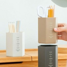 볼펜정리함 펜꽂이 육각 연필꽂이 4개 오피스용품 데스크 수납 책상 정리 ujd+343fn, 본상품선택
