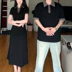 커플 시밀러룩 드레스 원피스 여행 웨딩촬영 티셔츠 호캉스 하와이안 휴양지 패밀리룩 반팔 긴팔