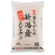 Echigo 에치고 일본 니가타산 고시히카리 쌀 백미, 1개, 5kg
