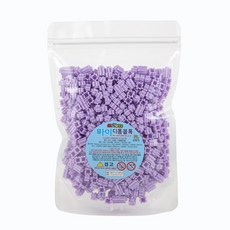 mytoys 디폼블럭 8mm 1010개 리필팩 39색상_도안집 증정, #1010개 15.연보라