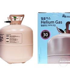 JINI 헬륨가스 풍선 충전 헬륨가스통 30개용 헬륨풍선