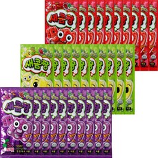 새콤짱 딸기맛 10P + 사과맛 10P + 포도맛 10P JJ 사무실 간식 탕비실