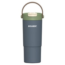 SGAKIC 진공 스텐 빨대 텀블러 보온보냉 차망 밀폐 워터보틀, 1개, 650ml, 네이비 1개, 650ml, 네이비