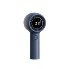 탁상용 선풍기 무소음 무선 미니 usb 충전형 사무실 휴대용 선풍기 디지털 충전 냉각 여행 사무실용 데스크탑 스크린 가정 US L 미니, 블루