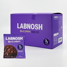 랩노쉬 단백쿠키 더블초코맛, 40g, 10개