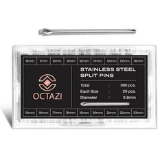 OCTAZI 360pcs 시계 스트랩 핀 링크 제거 도구 키트 밴드 스프링 바 제거기 수리 8-25mm 스테인리스 스틸