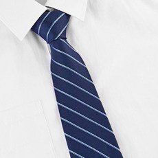 트레분 지퍼넥타이 스트라이프 사선 직장인 선물 혼주