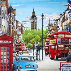 런던II 직소 1000피스 조각퍼즐 PL1334 64410PC 1(pc), 1개