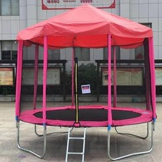야외트램폴린 캐노피 옥외 컬러 천장 지붕형 상업용 트램펄린, 3. 2.44m 다채로운