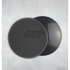 글라이딩 코어 디스크 패드 슬라이더 스트레칭 보드 2p, 블랙