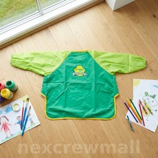 유아 긴팔 방수 미술가운 유아긴팔앞치마