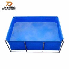 帆布魚池 圓形水池 養殖水池, 1個, 1.2米×1米×0.4米