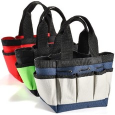 園藝工具袋 防水多功能工具收納包 600D牛津布 小收納袋, 綠色, 1個