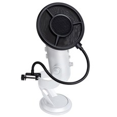 블루 예티 마이크 붐 암 스탠드(예티 팝 필터 포함) 호환 X USB 마이크(케이블 슬리브 포함) 바이 선몬, Blue Yeti Pop Filter, Blue Yeti Pop Filter
