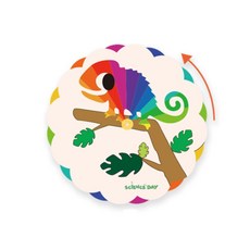 유치원 미술 색칠놀이 똑딱이 회전 색변화 카멜레온 만들기 과학탐구 창의과학부 늘봄교실