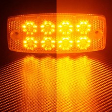 화물 트럭 트레일러 led보조라이트 램프 윙바디 측면등, 1개