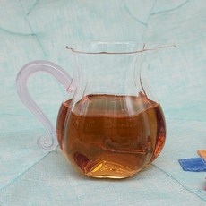 꼬리 손잡이 유리 숙우 240ml HS340P 티팟 공도배 다기수구