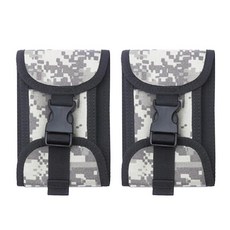 다이빙 웨이트 포켓 스쿠버 다이브 홀더 백 백플레이트 도넛 벨트 마운트, 02 Gray Camouflage