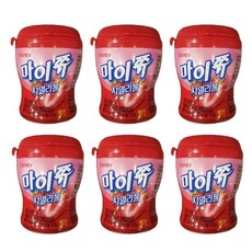 크라운 마이쮸 자일리톨 딸기, 110g, 6개