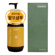 플라워에키스 한방특허성분 유산균3종 바이오틴 두피케어 식약처 탈모 기능성 인증 탈모샴푸, 1개, 500ml